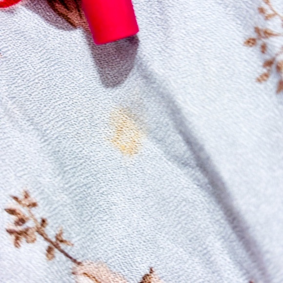 H&M DIVIDED Turquoise floral lace trim shorts | boho feminine summer | Size 2 * - Picture 3 of 8